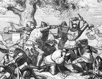 La Mort de Bemborough, illustration du XIXe&nbsp;siècle.