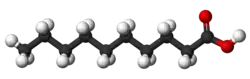 Image illustrative de l’article Acide décanoïque
