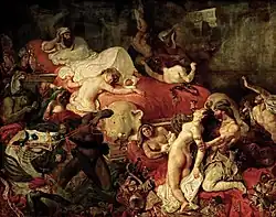 La Mort de Sardanapale,Eugène DelacroixAchat, 1921.