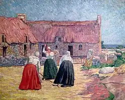 Scène de battage ou Les batteuses de blé (1886, musée des beaux-arts de Quimper).