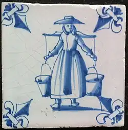 Carreau de delft - 1700