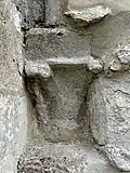 Chapiteau du porche.