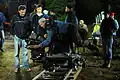 Delirium (film) : façon délirante de cadrer en contre-plongée de l'ukrainien Mykola Yefymenko juché sur une dolly (2013).