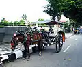 Un delman&nbsp;(id) à Blitar.