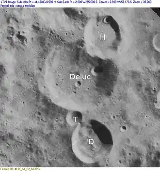 Image illustrative de l'article Deluc (cratère)