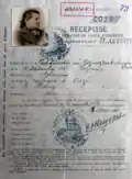 Demande de carte de d'identité de Chinda Nadanowski