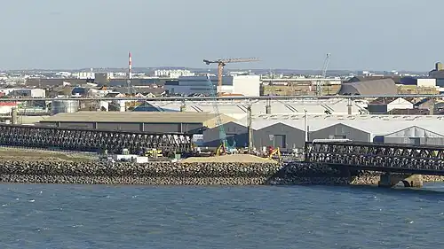 Du 13 février au 16 mars 2023, le viaduc du môle d'escale a été démantelé sur 420 m de longueur, afin de libérer les terre-pleins de la Repentie et de l'anse Saint-Marc.