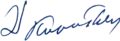 Signature de Demian KorotchenkoДем'ян Коротченко