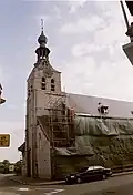 L'église Saint-Ursmer de Baesrode (Flandre-Orientale).
