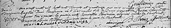 Acte de baptême de Denis Benjamin Viger. 20 août 1774. Paroisse Notre-Dame de la ville de Montréal.