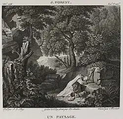 Un Paysage, d'après Jean-Baptiste Forest.