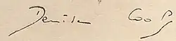 signature de Denise Cools