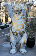 125 années Kurfürstendamm : Buddy Bär par l'artiste français Bruno di Martino.