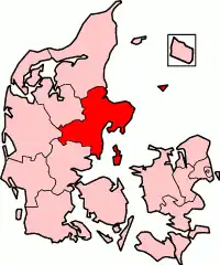 Localisation de Amt d’Århus