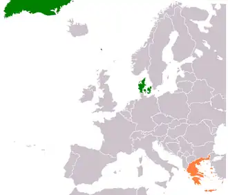 Danemark et Grèce