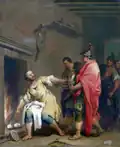 Jacopo Amigoni, « Curius Dentatus et les navets », début XVIIIe siècle.