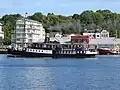 bateau à vapeur de salon "Alexandra".