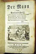 Der Mann ohne Vorurtheil, 1765