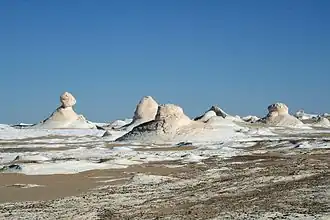 Désert blanc.