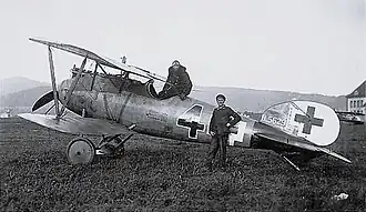 Vue de l'avion.