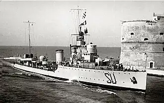 illustration de Classe Sauro (destroyer)