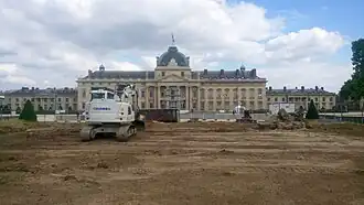 Le 9 juin, l’emplacement du mur après sa destruction.
