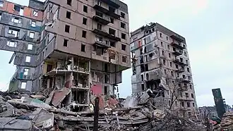 Immeuble d'habitation le 28 décembre 2023.