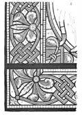 Détail de la bordure par Viollet le Duc.
