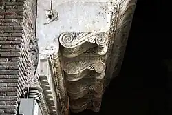 Détail de l'entablement.