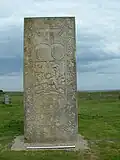 Détail de la pierre picte du Hilton de Cadboll