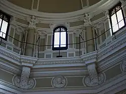 Détails de l'intérieur de la coupole.