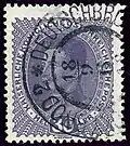 30 heller oblitéré le 18 septembre 1918 (6 h) en Bohême