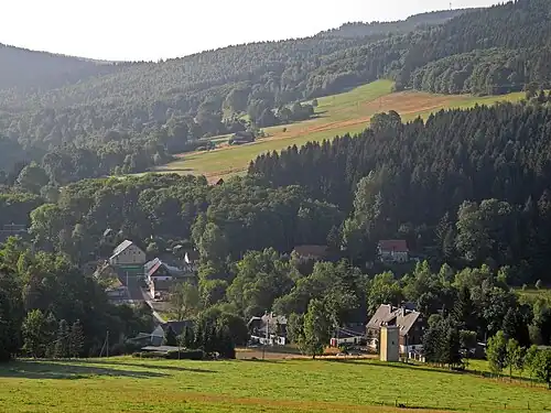 Český Jiřetín : vue générale.