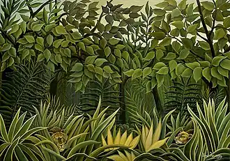 Deux Lions à l'affût dans la jungle, 1909-1910 – Collection privée.