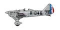 Profil du Dewoitine D.500 (en 1934)