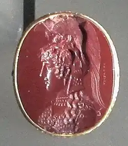 Bijou de jaspe avec Athéna Parthénos, Ier&nbsp;siècle&nbsp;av. J.-C.