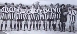 Photo de l'équipe à Pawtucket dans le Rhode Island en 1922
