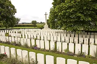 Dickebusch New Military Cemetery Extension.