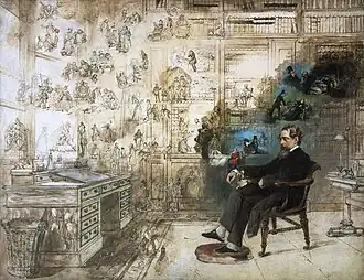 « Le rêve de Dickens » (R. W. Buss).
