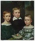 Portrait des enfants Dickinson.