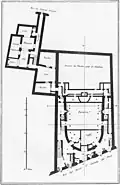 Plan du rez-de-chaussée.