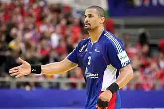 Didier Dinart379 matchs2 CE, 3 CM, 2 JO et sélectionneur (2016-2020, 3 médailles dont 1 titre)