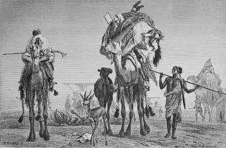 Bédouins dans le désert, Die Gartenlaube, 1878