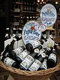 La Papst-Bier, la bière du pape Ratzinger, est vendue devant l'abbaye d'Ettal