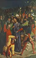 Dirk Bouts, v. 1450-1460, avec Judas et Malchus