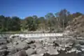 Les chutes de Dights, dans le park de Yarra Bend