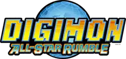 Logo du jeu écrit en lettres capitales jaunes, devant un globe bleu.