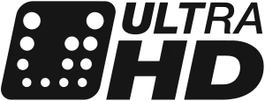 Logo apposé sur un appareil Ultra HD en 3840 x 2160 pixels 2017.