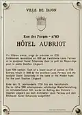 Plaque d'information