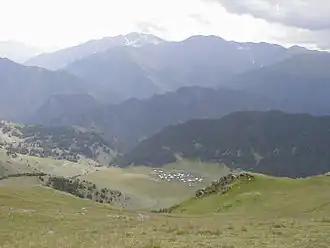 Vue du mont Diklo.